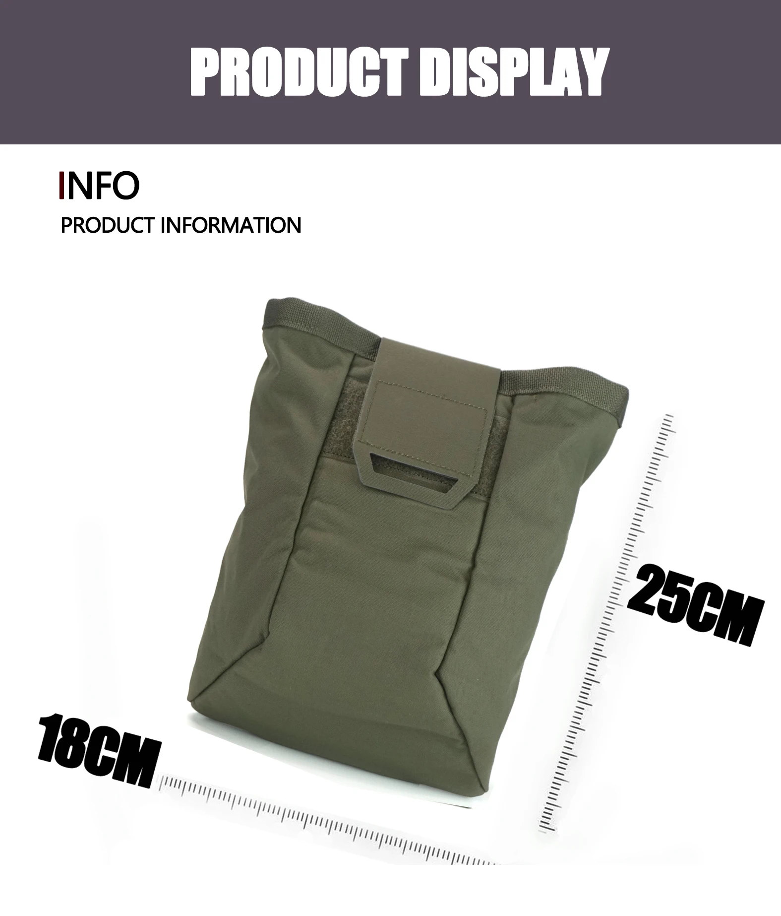 DMGear Tactical Mag Drop Pouch Recycling Bag MOLLE Magazine Dump Storage Foldable Outdoor Rubbish Hunt Gear  Equipment