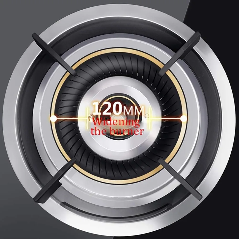 Gas cooktop Desktop Burners Gas Hob Desktop Gas Hob/Built-in Hob,Propane/Natural Gas Cooker Gas Stove LPG/NG Dual Fuel Stainless