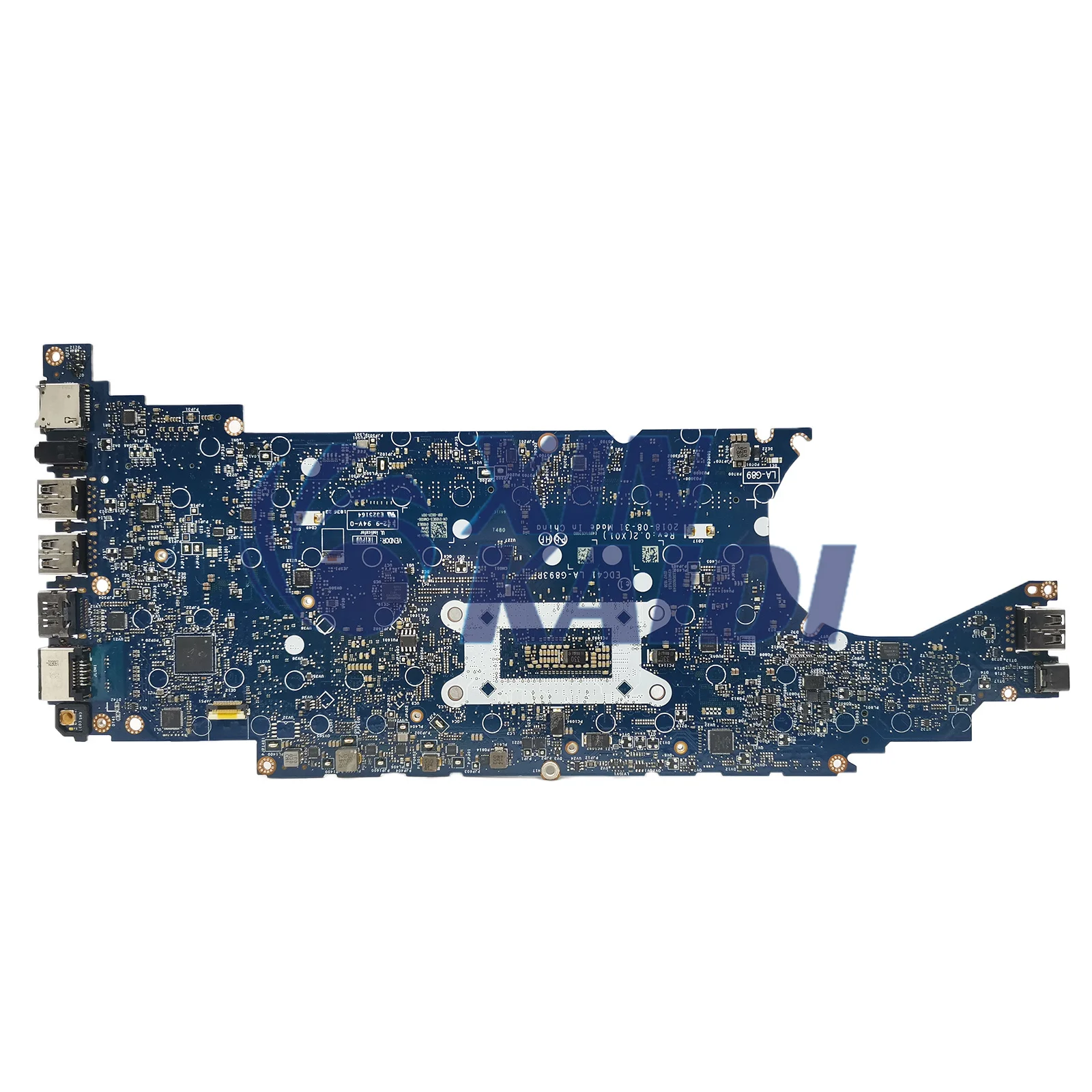 Laptop Motherboard For DELL Latitude 5400 LA-G893P CN-0CNJCN 0CNJCN DDR4 DK4XP Notebook Mainboard with CPU i5-8265U i7-8665U Gen