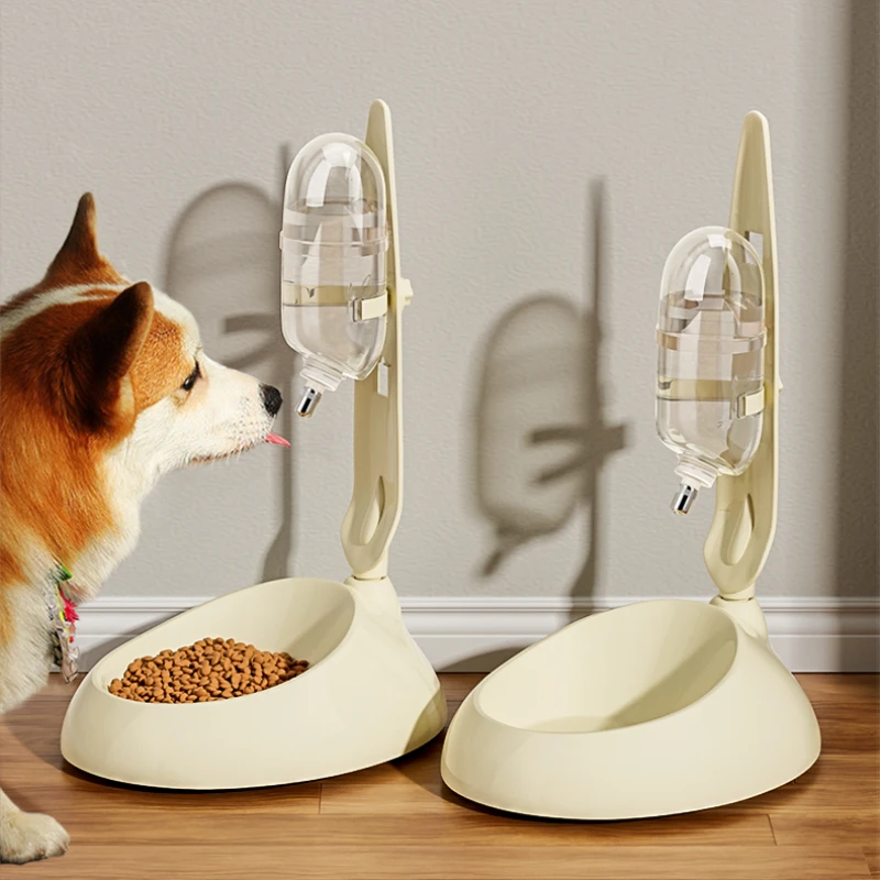 

Non-wet Mouth Dog Automatic Water Feeder Large Capacity Pet Dog Cats Water Bowl Food Basin Pet Drinker