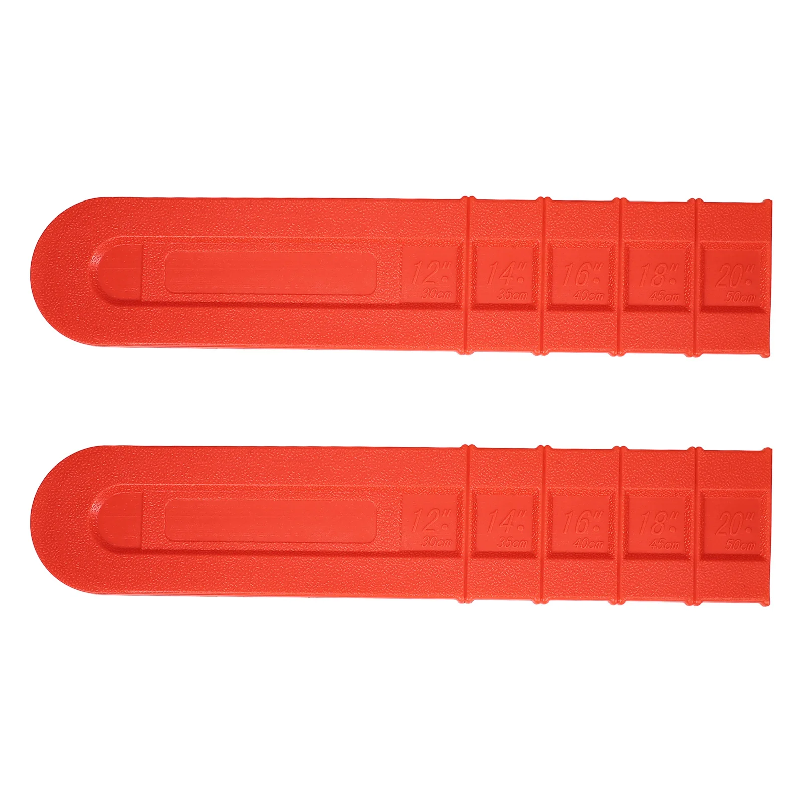 

2pcs Chainsaw Bar Cover 12 Inch Durable Plastic Protective Sleeve Storage Transport Universal Tool Accessories