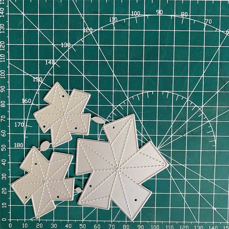 Five-Pointed Star Tag Metal Cut Dies Stencils for Scrapbooking Stamp/photo album Decorative Embossing DIY Paper Cards