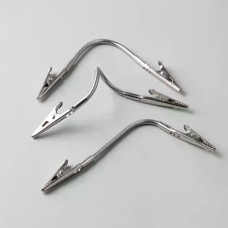 3pcs Double-Ended Universal Crocodile Clip Bracket Mosquito-Repellent Incense Holder with Extended Hose for Broken Incense