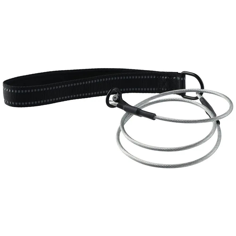 Leash 120CM Dog Lead Steel Cable Anti Bite Coated Wire Rope Heavy Duty Dog Chains Traction Rope Teething Puppies