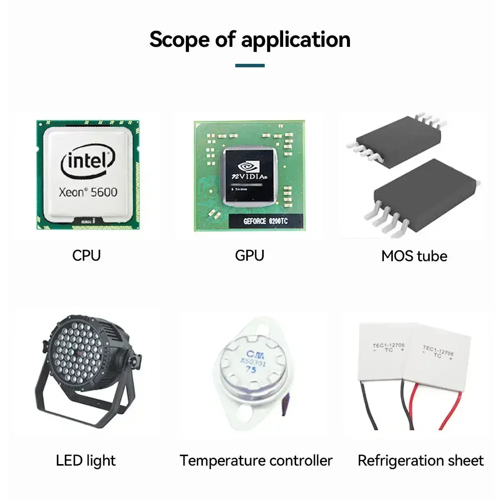 Hochleistungs-Wärmeleitpaste, Spritze, Wärmeleitpaste GD900, Kühlkörper-Verbindungsfett für CPU CN30, 3/5/7/15/30 g, 4,8 W/M-K