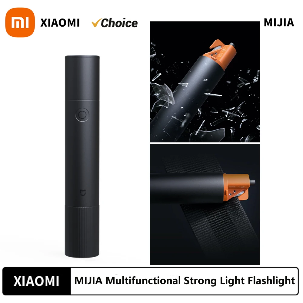 

Xiaomi Mijia Multifunctional Strong Light Flashlight Zoom Type-C 10W Portable Power Bank 3200mAh IP54 Waterproof 1000lm Lighting