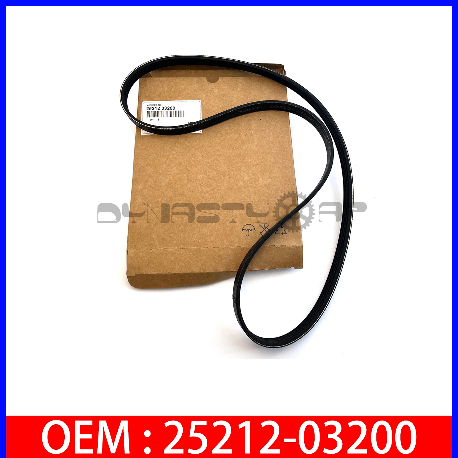 

2521203200 new higher quality RIBBED BELT-V For Hyundai Accent 25212-03200