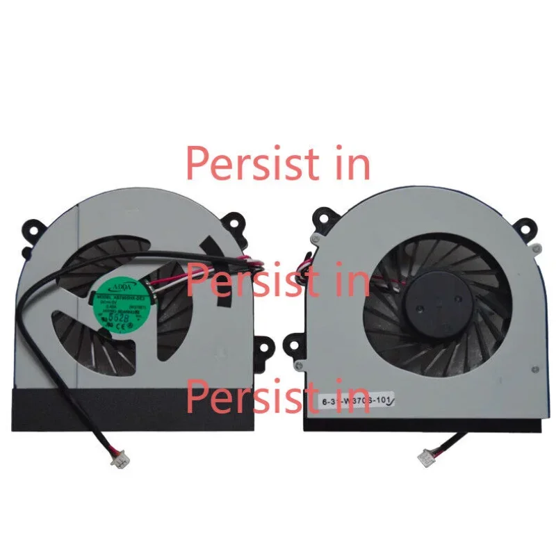 1PCS Fan For Hasee K660E K650S K650C K590S W370S K750S K710C ABT905HX-DE3