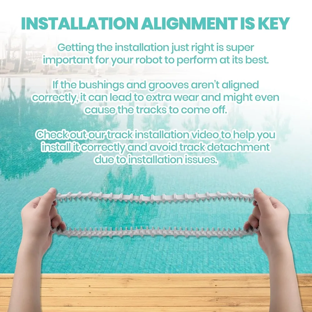 عبوتان من مسارات اللون الرمادية البديلة 9983152-R2 لمنظفات حمام السباحة الروبوتية Maytronics Dolphin