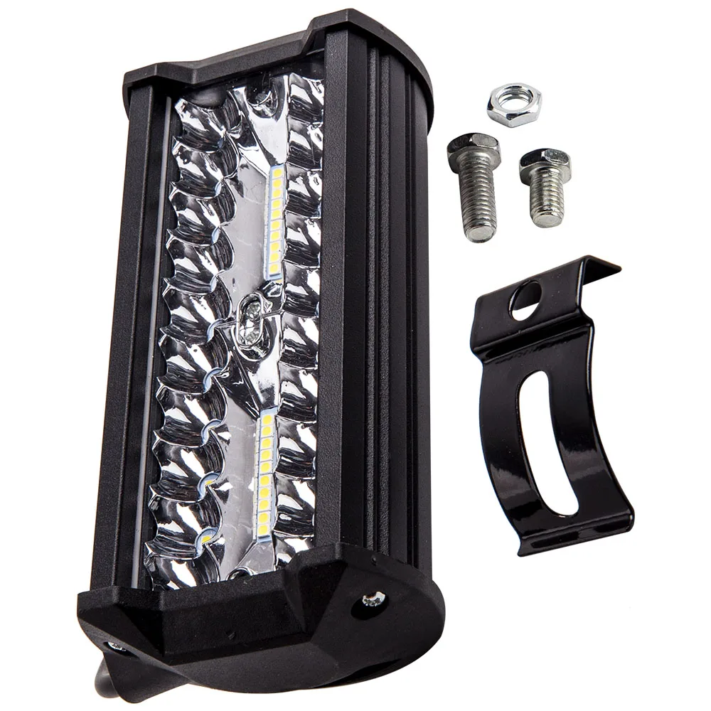 

7" inch LED Work Light Bar Square Spot Pods Light Bar Flood Spot Combo Fog Lamp for Off road Driving Truck