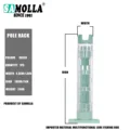 blue pole rack