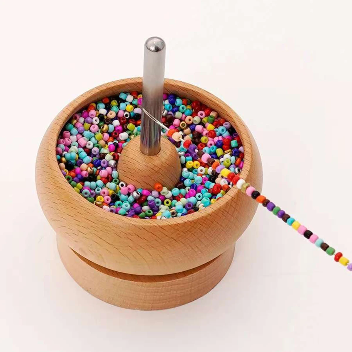 1Pc Wooden Bead Spi…