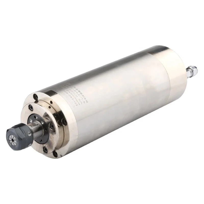 CNC 1.5kw 220v Soft Metal Milling Drilling Spindle Motor Water Cooled Cnc Router Tapping Drilling Motor Machine Tool Spindle