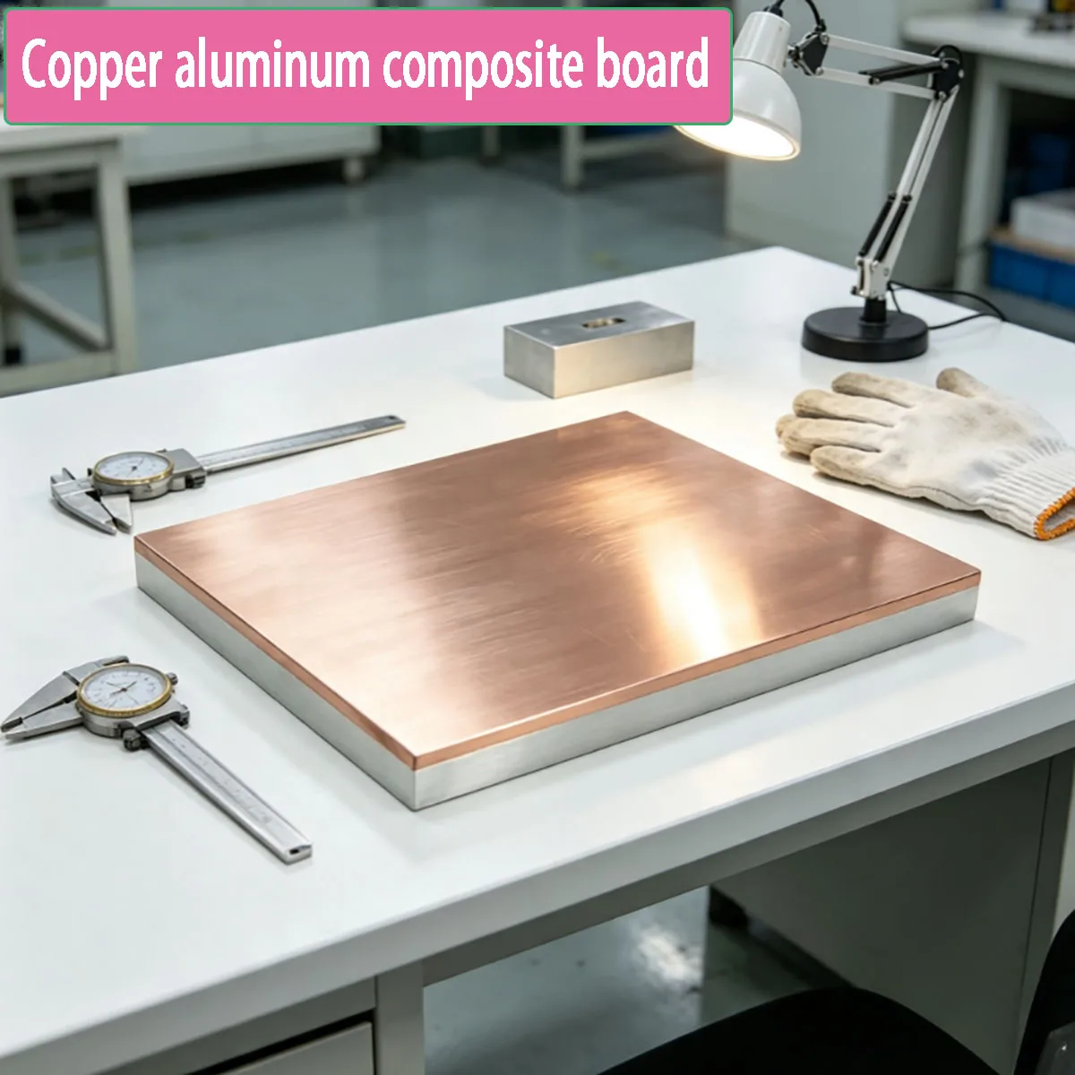 Copper‑Aluminum Composite Conductive Transition Plate Heat Dissipation Filter Pad Gasket 40x40‑120x120mm