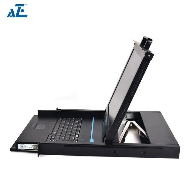 AZE 1U Rack Mount 8 Ways French Network Cabinet Data Center Power Distribution Pdu with Current Voltage Meter