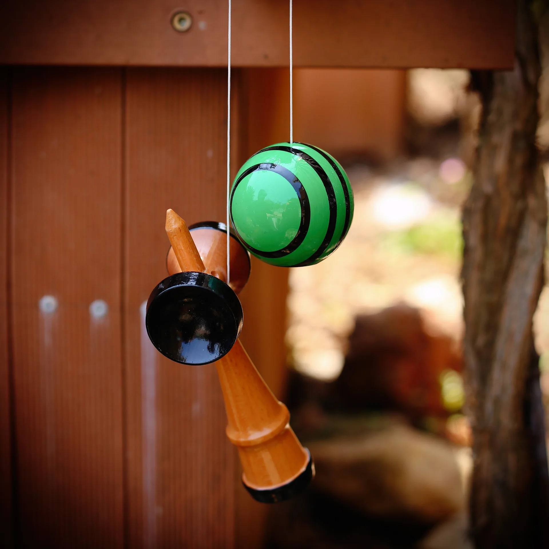 Anguria Trick Ball Legno Kendama Toy Palla fitness Treno Coordinazione occhio-mano Bambini Gioco tradizionale di palla di cattura Giocattolo