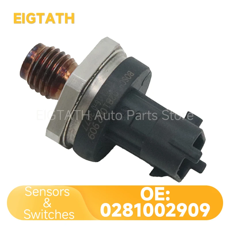 

0281002909 Fuel Rail Pressure Sensor For Kia Carens Sportage Hyundai Tucson Elantra New 46779638 46542976 13537781486 500372234