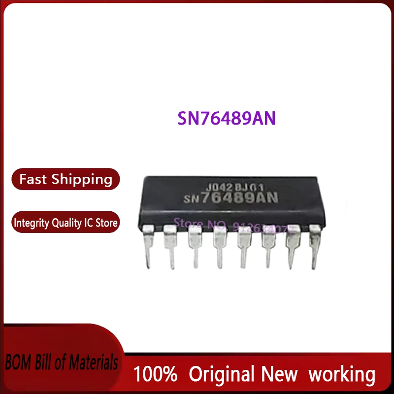10pcs/lot SN76489AN DIP16 SN76489 DIP-16 SN76489N DIP in stock