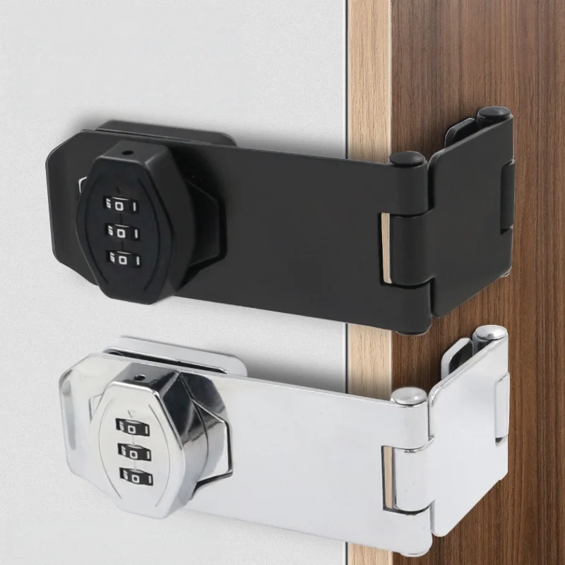 3 Digit Security Cabinet Password Locks Household Keyless Drawer Combination Coded Door Lock Zinc Alloy Furniture Hardware
