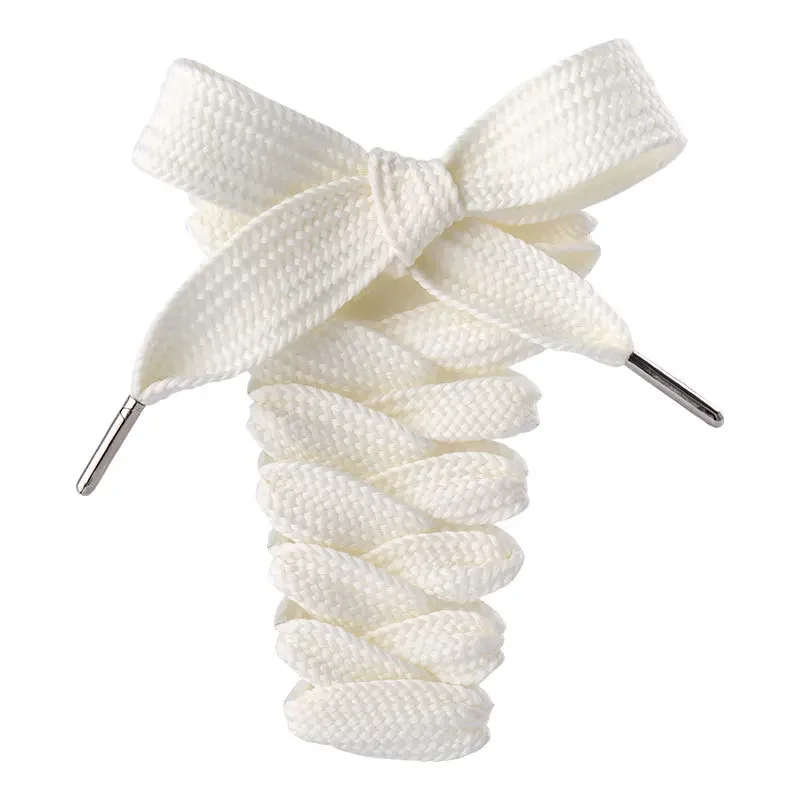 2CM Width Flat Shoelaces for Sneakers Length 130CM Classic Shoelace Casual Teenis Shoe Laces PVC/Metal Head Shoes Accessories image 3