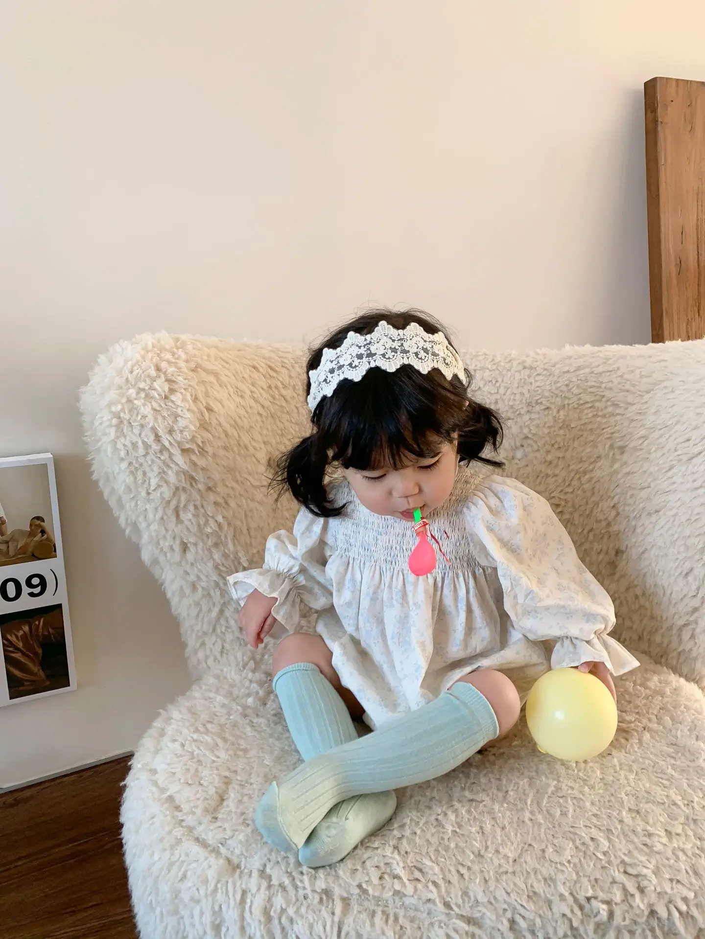 Monos de princesa coreana para niñas, ropa de bebé, moda Simple y encantadora, Primavera, novedad de 2024