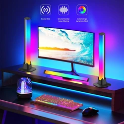 Zigbee-Luz LED RGB inteligente para juegos, lámpara de escritorio con Control de sinfonía, USB ambiental, Control por aplicación, atenuación