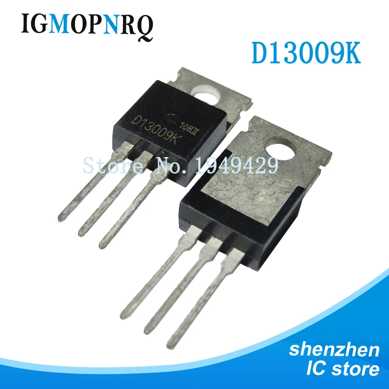 10pcs D13007K D13009K 13007K 13009K TO-220 package transistor original authentic