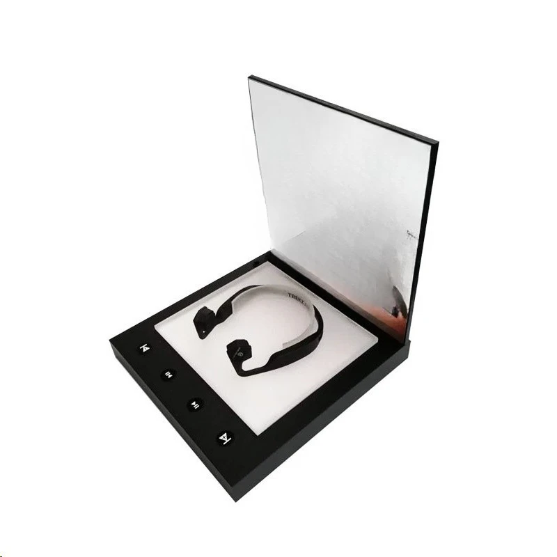 Acrylic earphone display stand Bluetooth bone conduction earphone wireless sports earphone luminous product display stand