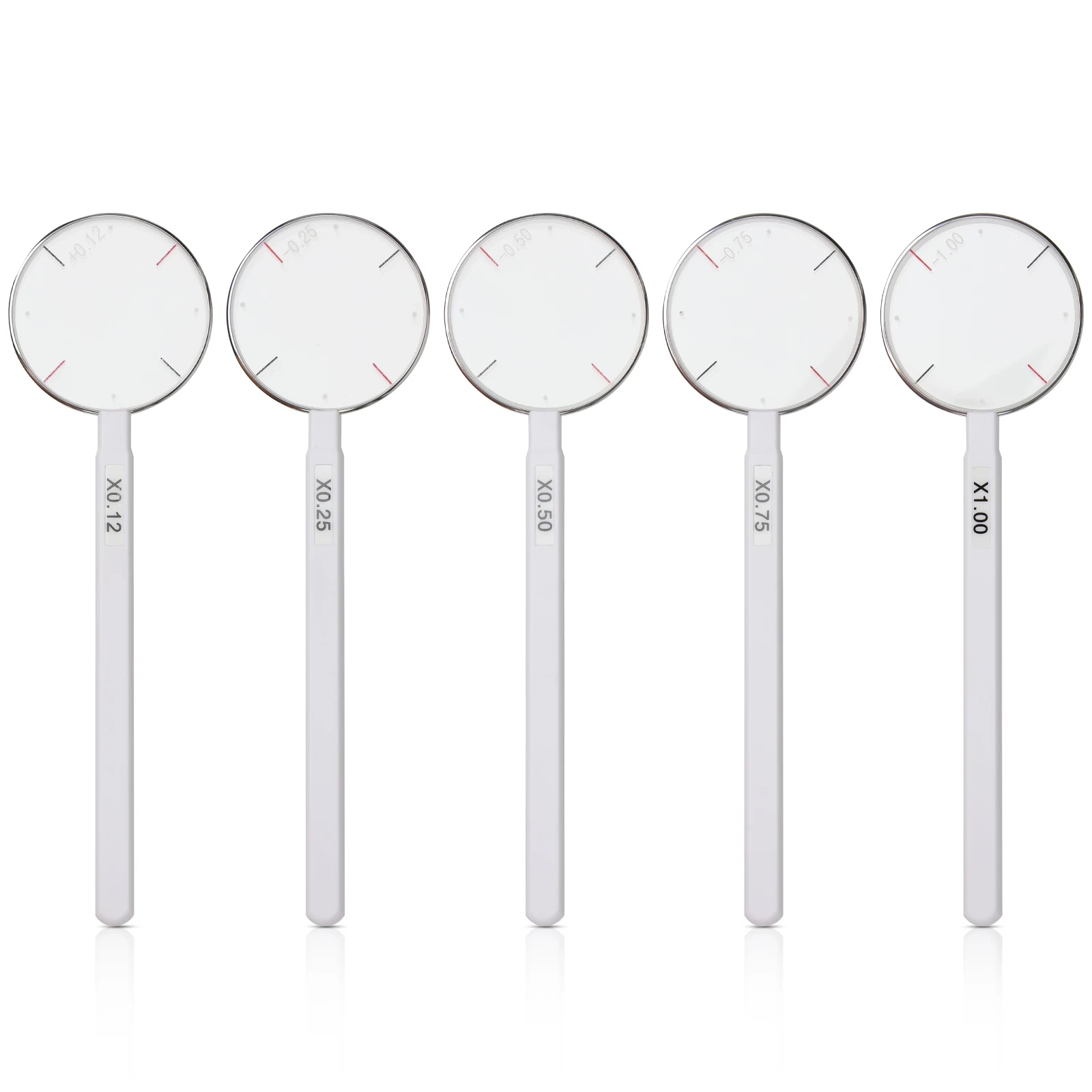 Premium Cross Cylinder Lens ±0.12/±1.0D Optional Handheld Ophthalmic Optometry Refraction Testing Instrument
