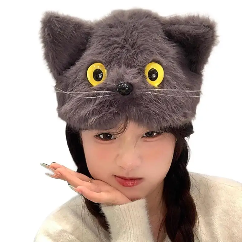 

31BB Warm Fleece With Decorative Cats Ears Perfect Christmas Present