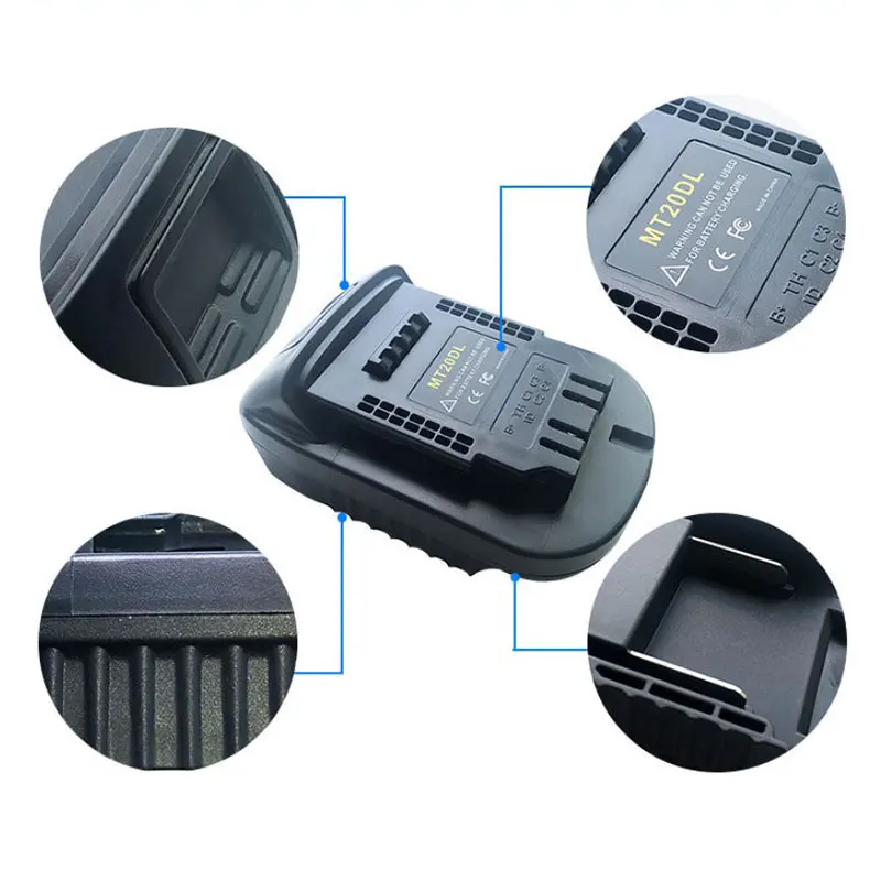 [MOA]Mt20Dl Battery Adapter For  18V Li-Ion Battery For 18V 20V Battery[MOA]