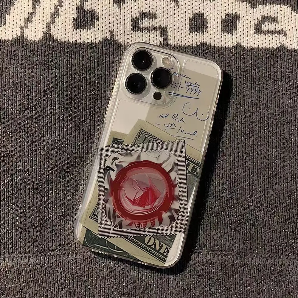 

Модный персонализированный мужской чехол для iPhone в долларах США для iPhone 17, 16, 14, 13, 12, 11 Pro Max XR XS MAX 7, 8 PLUS MINI INS, прозрачный чехол ﻿