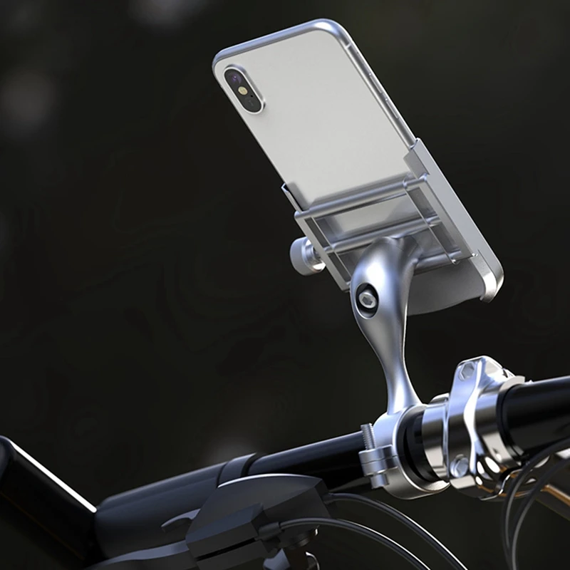 Motorcycle Mobile Phone Holder 4-6.7 Inch Mountain Bike Mobile Phone Holder Handlebar Mobile Phone Support Mount