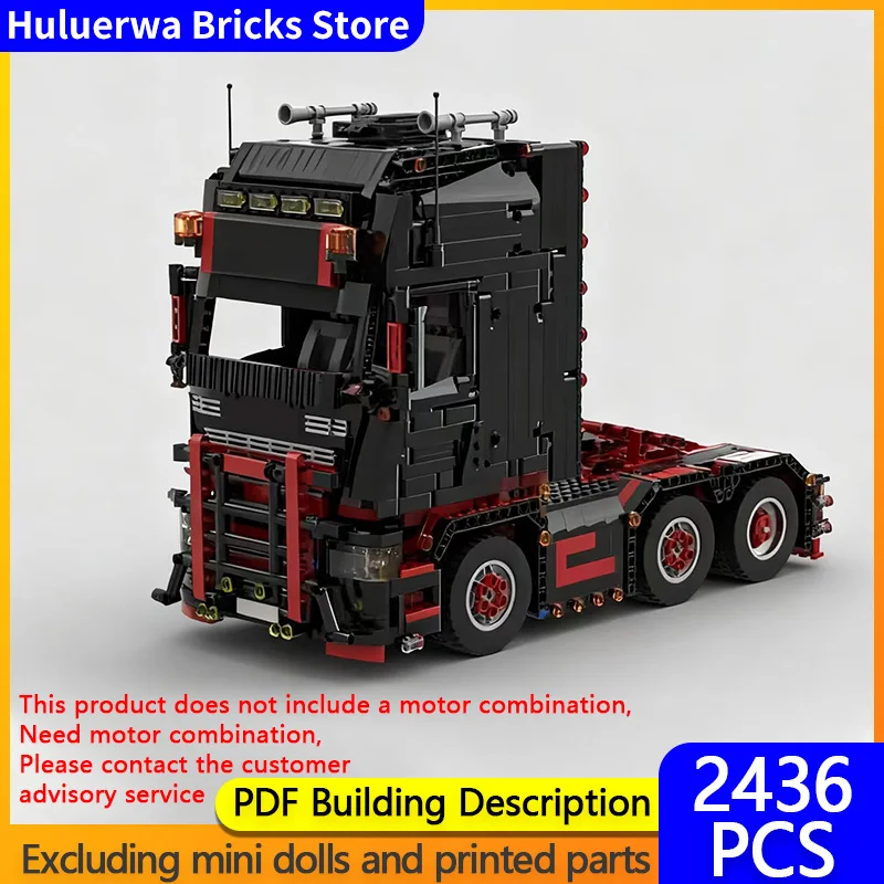 

City Car Model MOC Building Bricks R 620 Custom Heavy Duty Truck Modular Technology Gifts Holiday Assemble Children Toys Suit