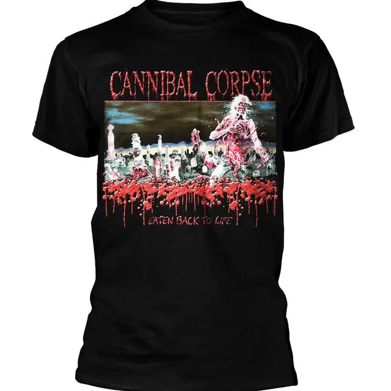 

Рубашка Cannibal Corpse Eaten Back To Life S-3XL Официальная футболка Death Metal