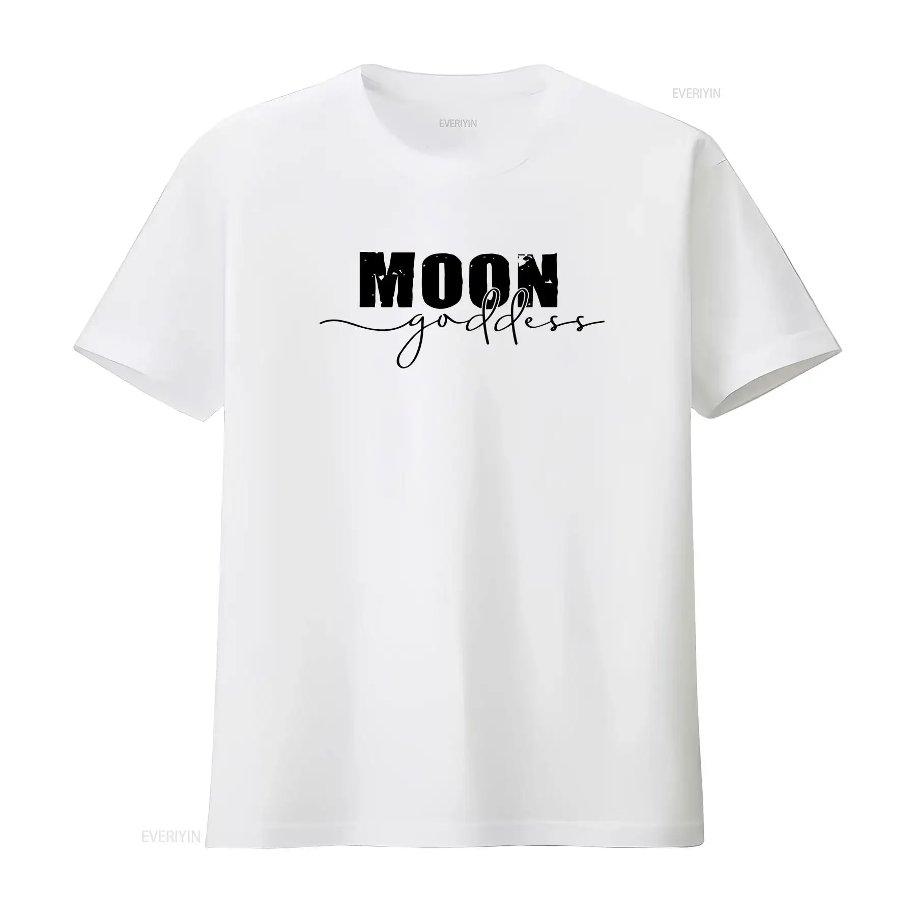 Moon Goddess T Shirt Boho Witch for Her vintage Washed graphic Comfortable designer clothes Versatile Soft Stylish Stretched