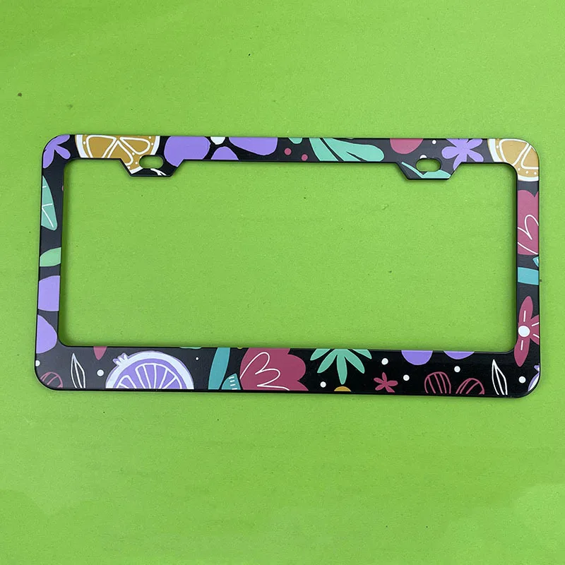 Aluminum alloy North American American standard car license plate frame license plate frame license plate frame.