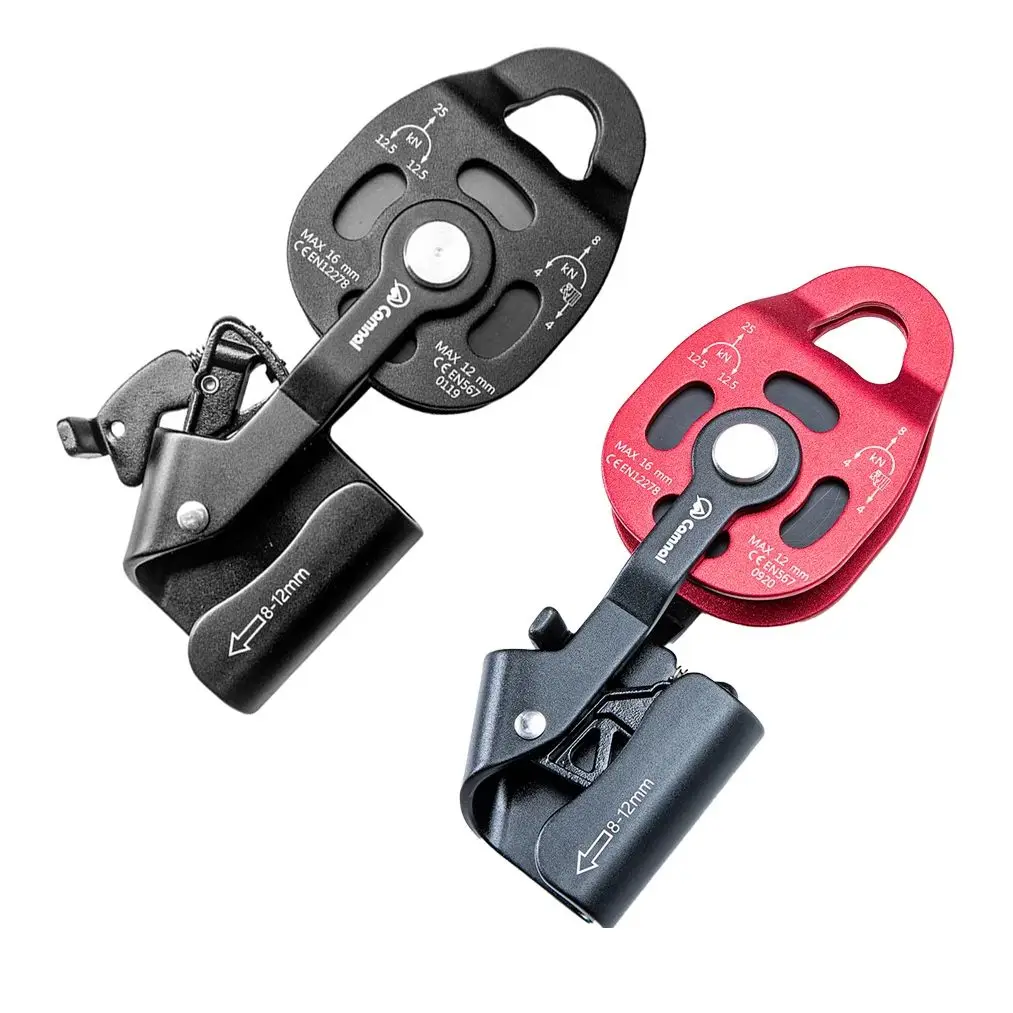 Climbing Pulley Professional Lift Accessory  Lift Weight Pulley Device Rescue Survive Gear Rock Climb Heavy Transport Pulley Com