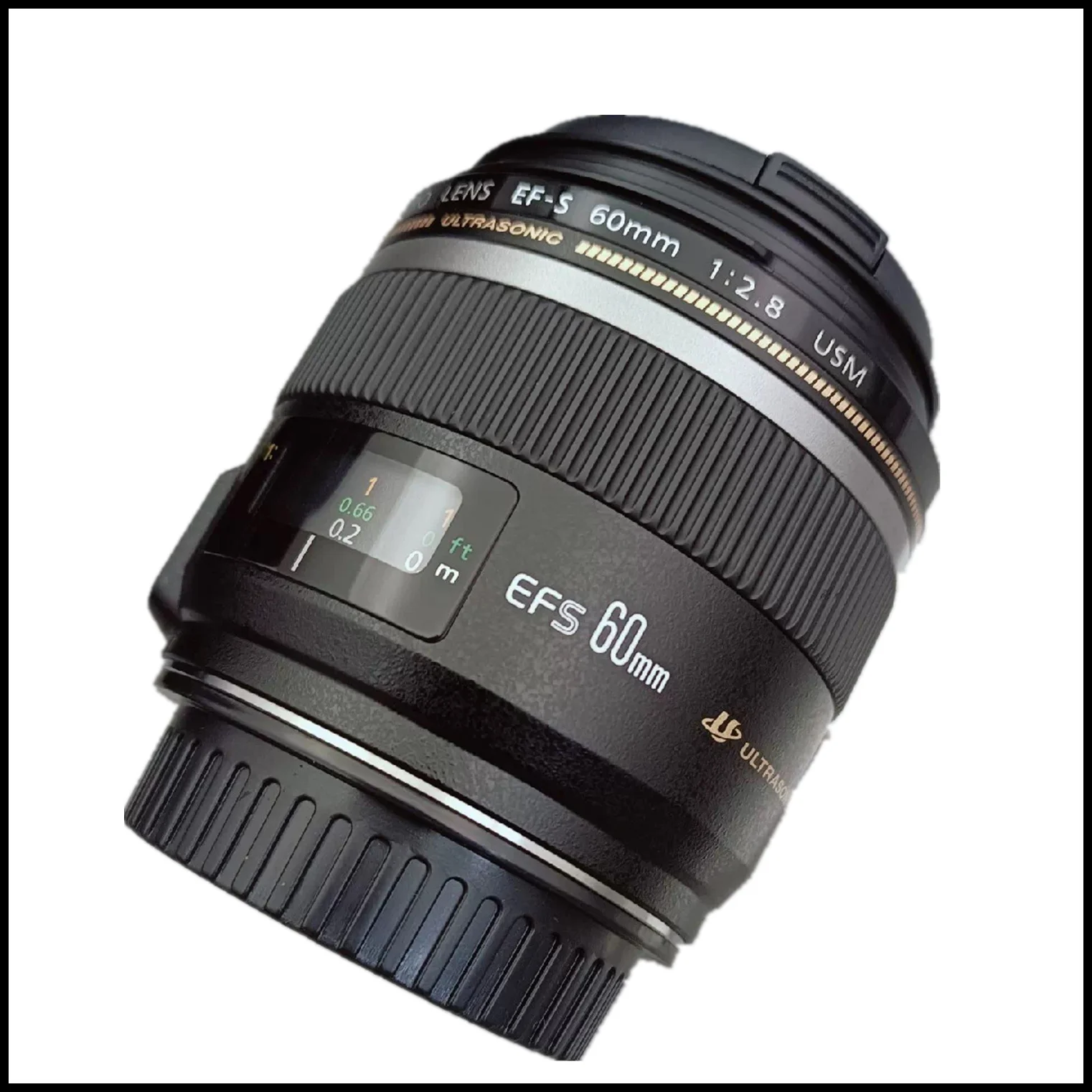 95% NEW EF-S 60mm f2.8 USM macro lens, suitable for Canon EOS 80D 90D 70D 60D 750D 760D 800D half frame DSLR, EF-S mount