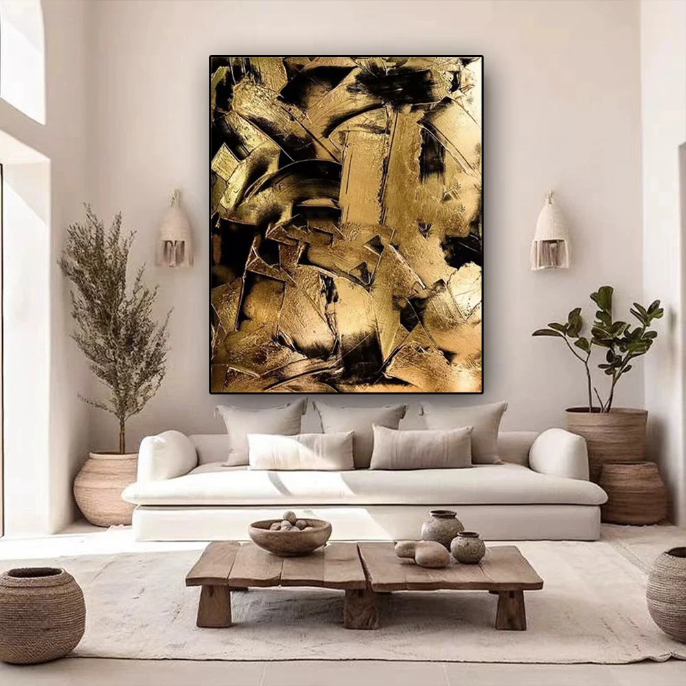 

Home Good Wall Art Canvas Picture New Arrival Abstract Oil Painting With Rich Colors Modern Poster For Living Room Decor Pattern