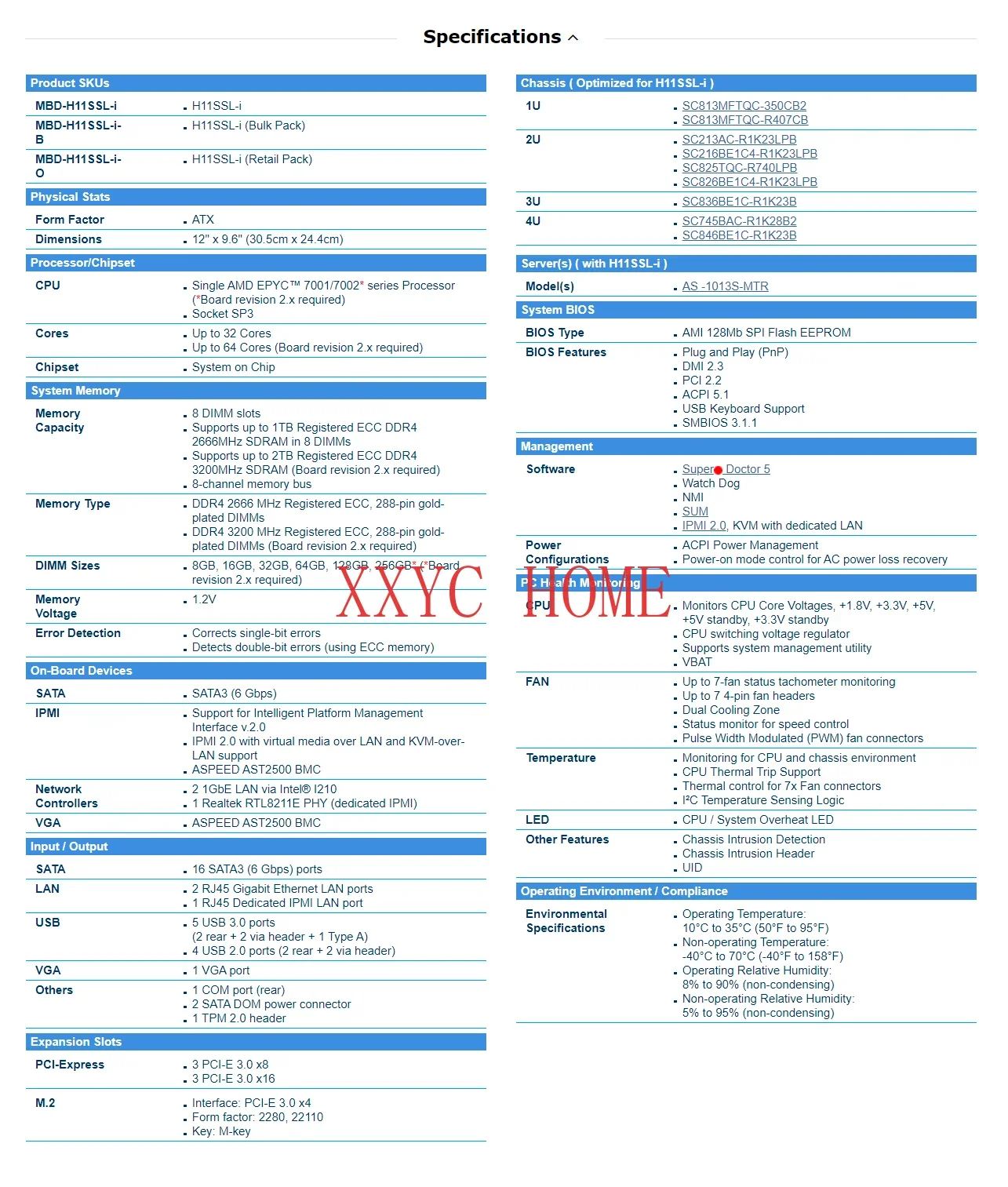 Usado supermicro H11SSL-i rev 2.0 para epyc 7702p roman único 64 núcleo compatível  segunda mão