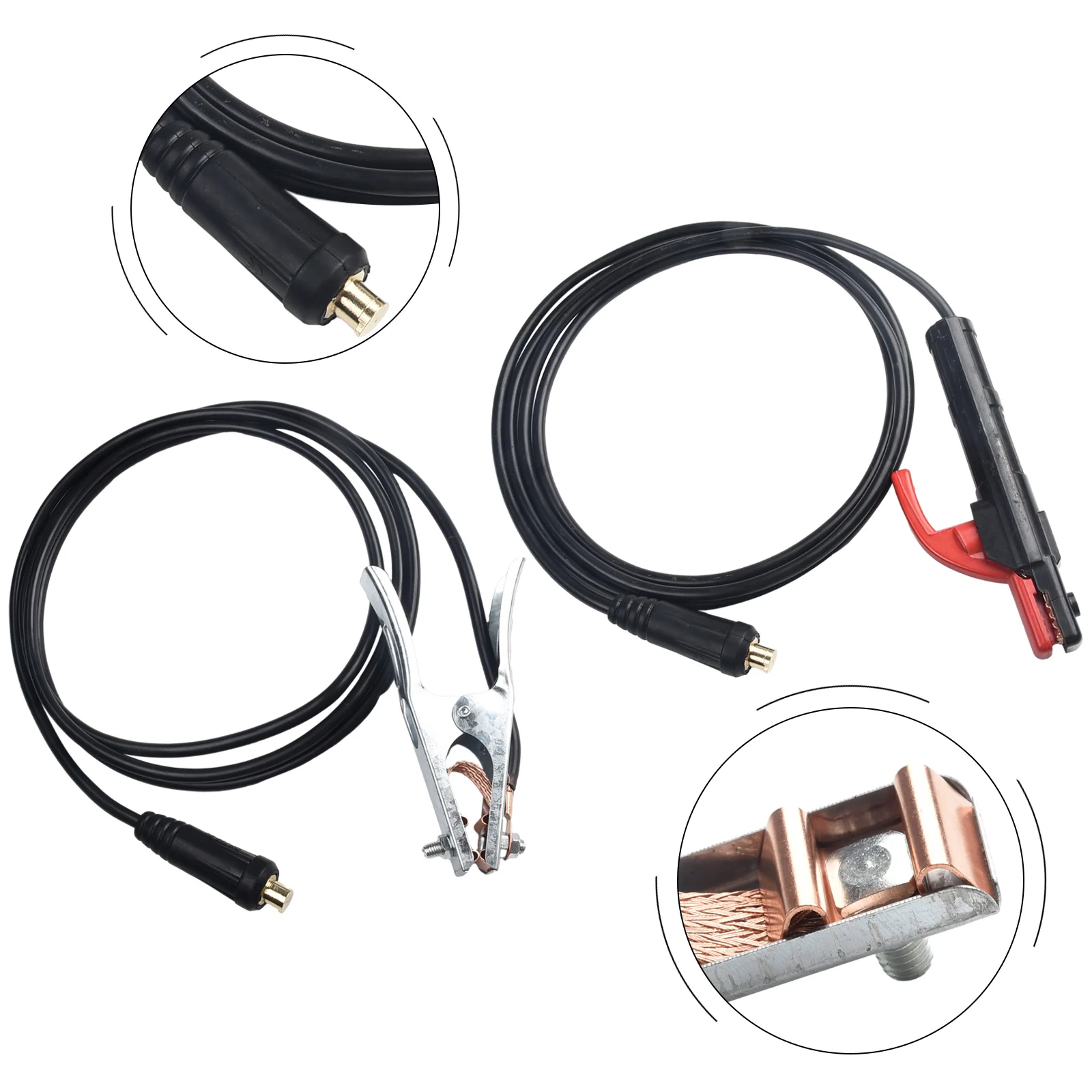 

300A Ground Earth Clamp Stick Welder Cable For MMA ARC Welding Inverter Machine Easy To Install And Replace Welding Tool