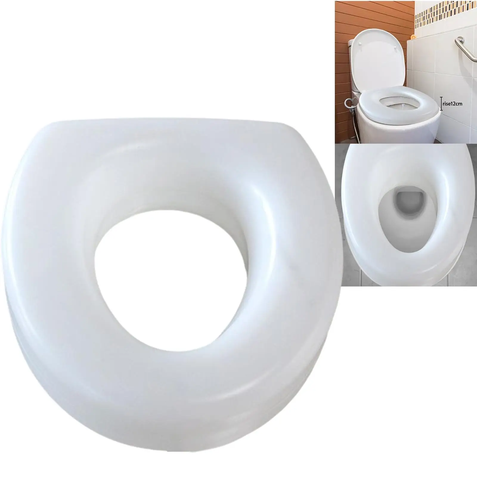 Raised Toilet Seat Assist Device Durable Suitable for Elderly Disabled