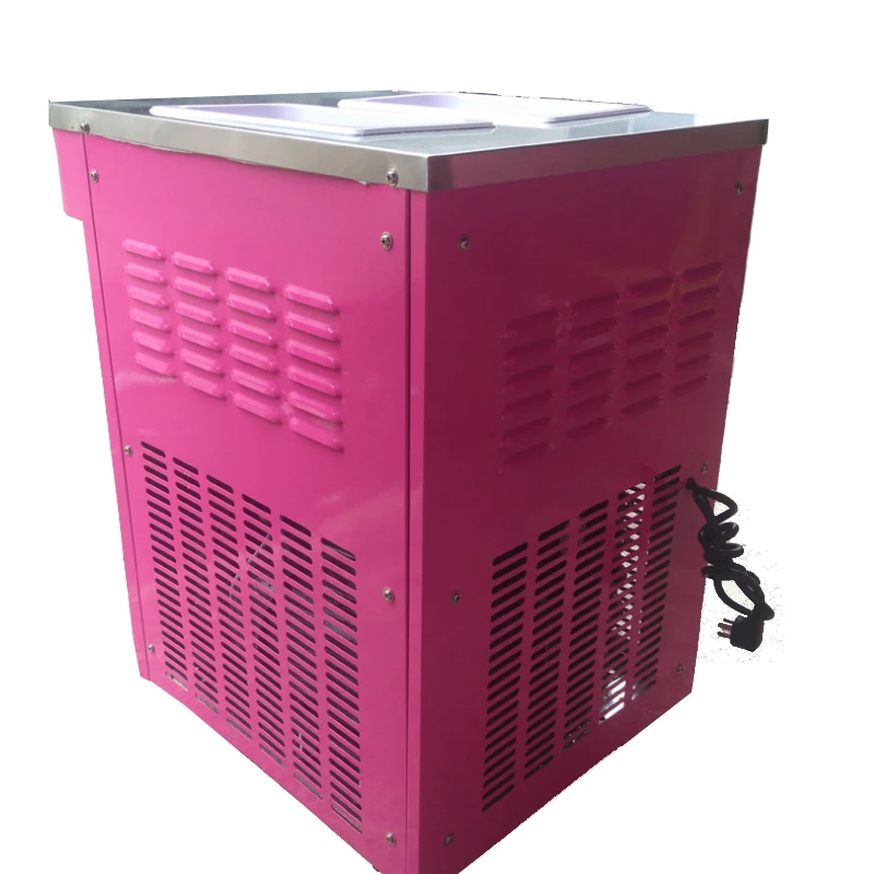 Máquina de sorvete macio de mesa 1600W Máquina de sorvete de cone doce 18L/h Máquina de fazer sorvete