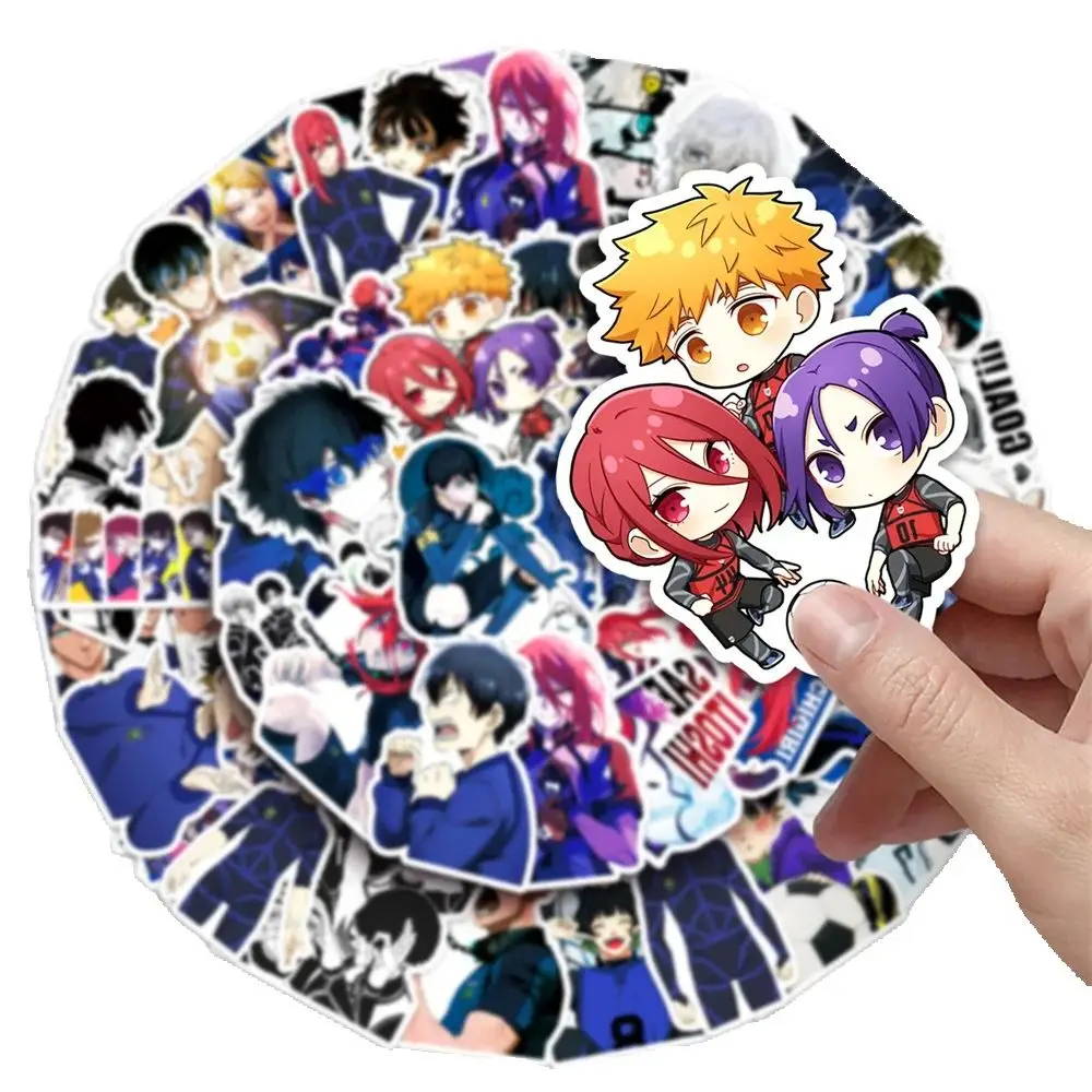 50 Stück blaue Gefängnis Cartoon japanische Comics Graffiti Aufkleber kreative Aufkleber Gitarre Gitarre Aufkleber Aufkleber