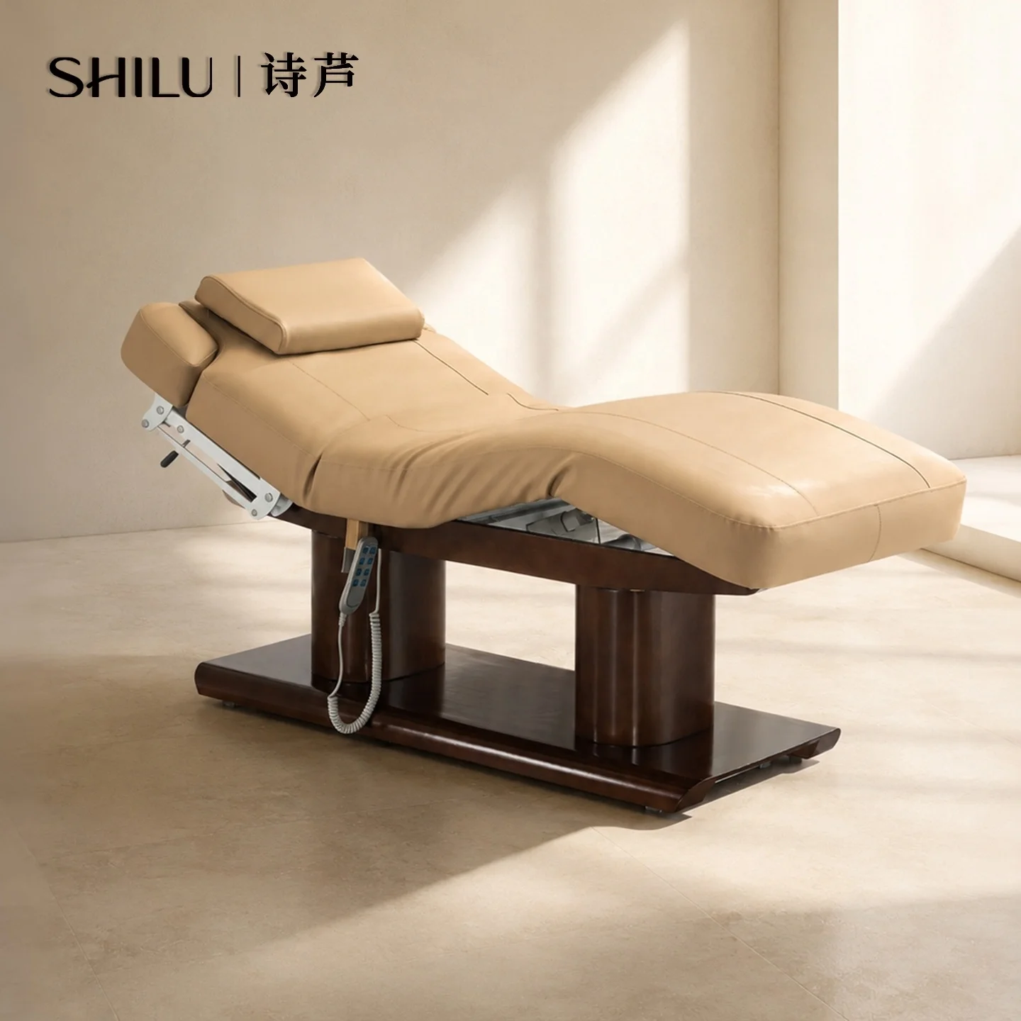 Coofull SHILU Heated Electric Beauty Bed Spa Treatment Table for Facial Care Esthetician Salon and Wellness Center