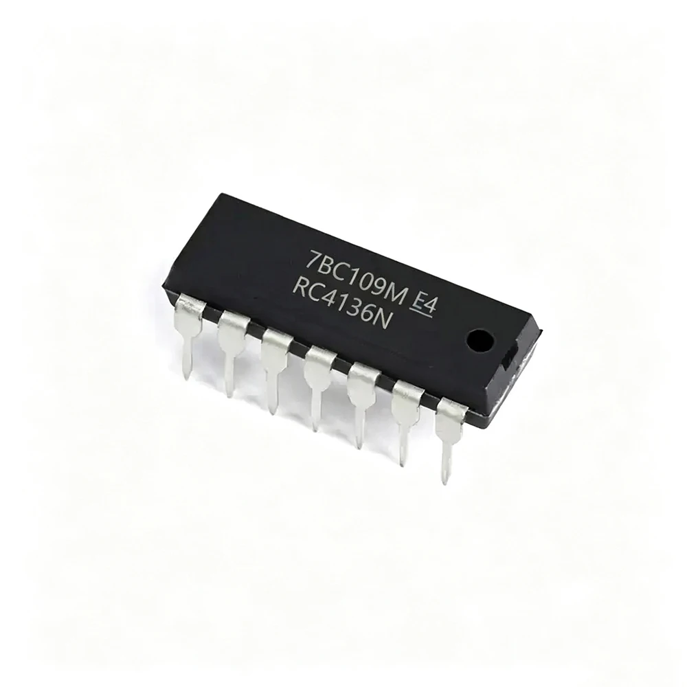 5PCS/lot RC4136N RC4136DB RC4136 DIP-14 In Stock