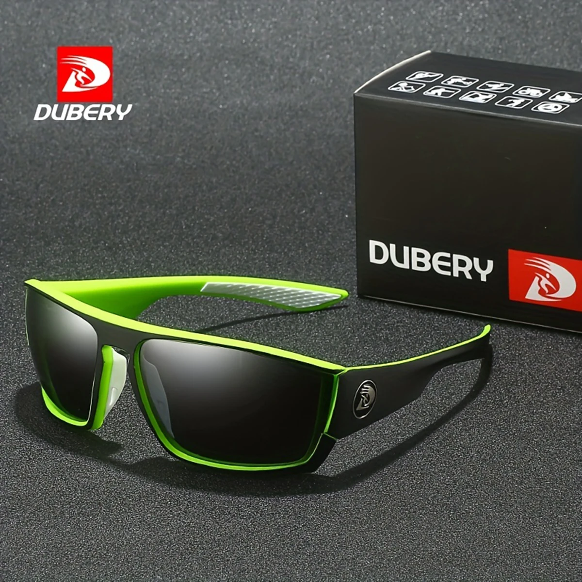 DUBERY Polarized UV400 Protection Sunglasses For Men And Women 8 Colors Model 370