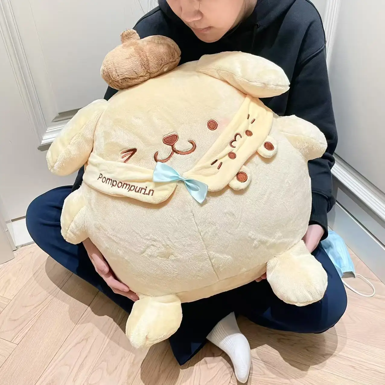 

Большой размер Sanrio Pom Pom Purin, плюшевая подушка PomPomPurin, плюшевая игрушка, мягкая аниме-собака, кукла, подушка для сна, подарки