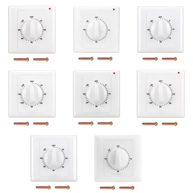 

Mechanical Countdown Timer Automatic Power-off Mechanical Light Cover Plate Digital Timer Control Drop Shipping